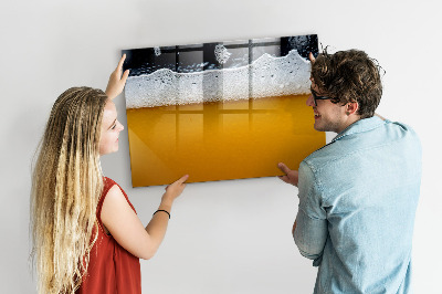 Tableau magnétique effaçable Panneau d'affichage photo créatif