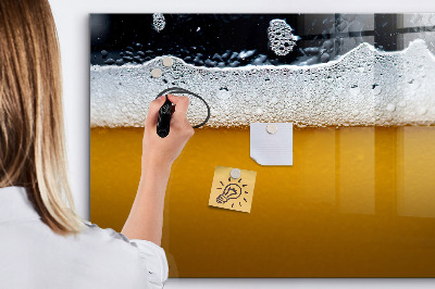 Tableau magnétique effaçable Panneau d'affichage photo créatif