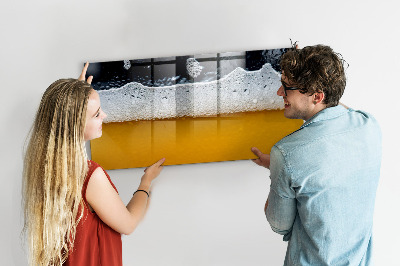 Tableau magnétique effaçable Panneau d'affichage photo créatif