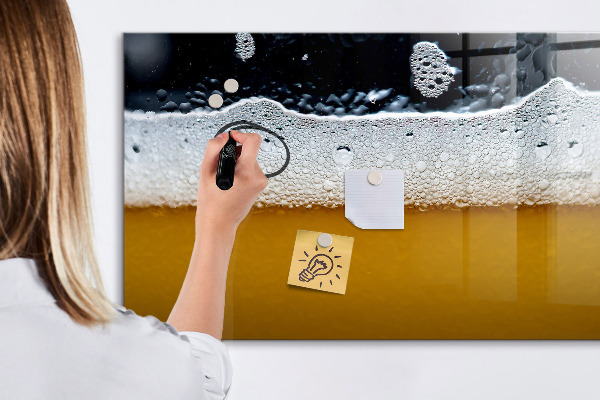 Tableau magnétique effaçable Panneau d'affichage photo créatif