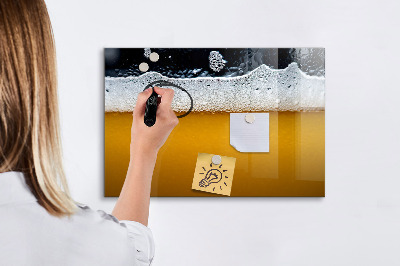 Tableau magnétique effaçable Panneau d'affichage photo créatif