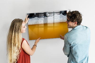 Tableau magnétique effaçable Panneau d'affichage photo créatif