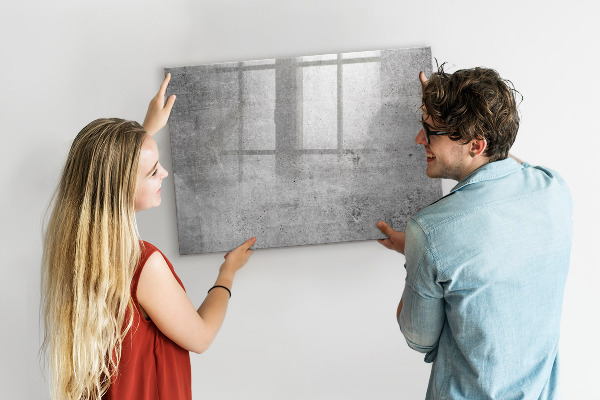 Tableau effaçable magnétique Un tableau moderne pour accrocher des photos