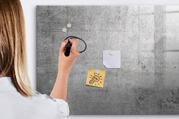 Tableau effaçable magnétique Un tableau moderne pour accrocher des photos