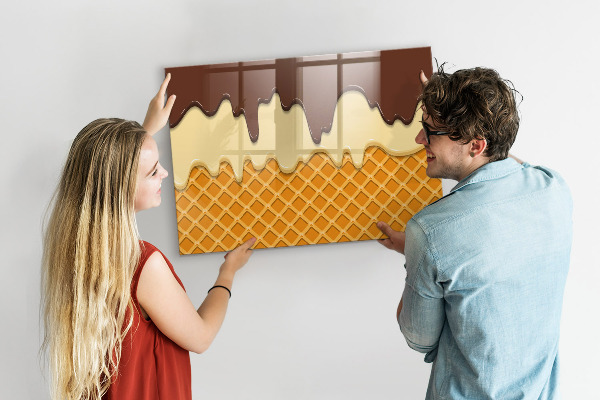 Tableau effaçable magnétique De doux moments sur la glace