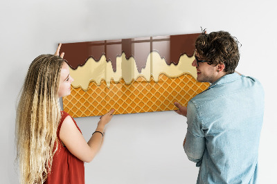 Tableau effaçable magnétique De doux moments sur la glace
