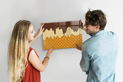 Tableau effaçable magnétique De doux moments sur la glace