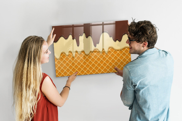 Tableau effaçable magnétique De doux moments sur la glace