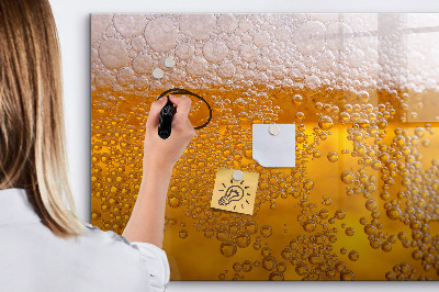 Tableau magnétique effaçable Tableau créatif rempli de souvenirs agréables