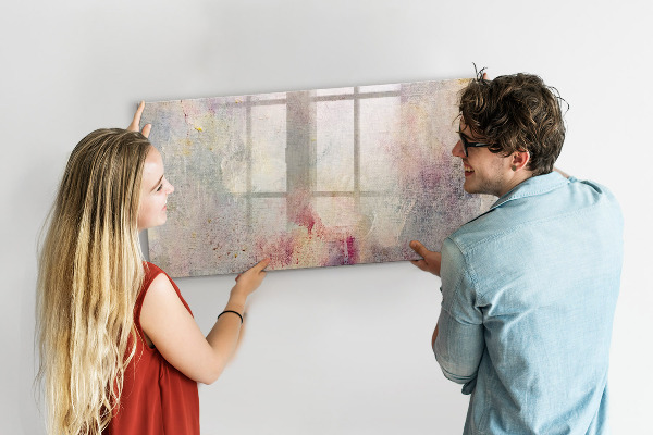 Tableau magnétique effaçable Un espace créatif pour présenter des photos