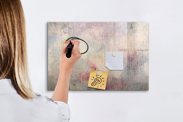 Tableau magnétique effaçable Un espace créatif pour présenter des photos
