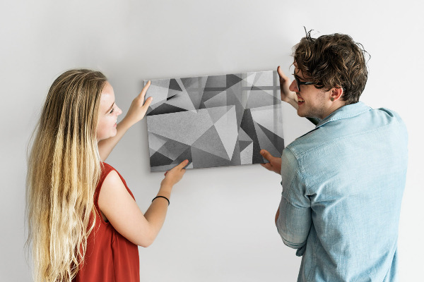 Tableau effaçable magnétique Tableau moderne pour notes et photos