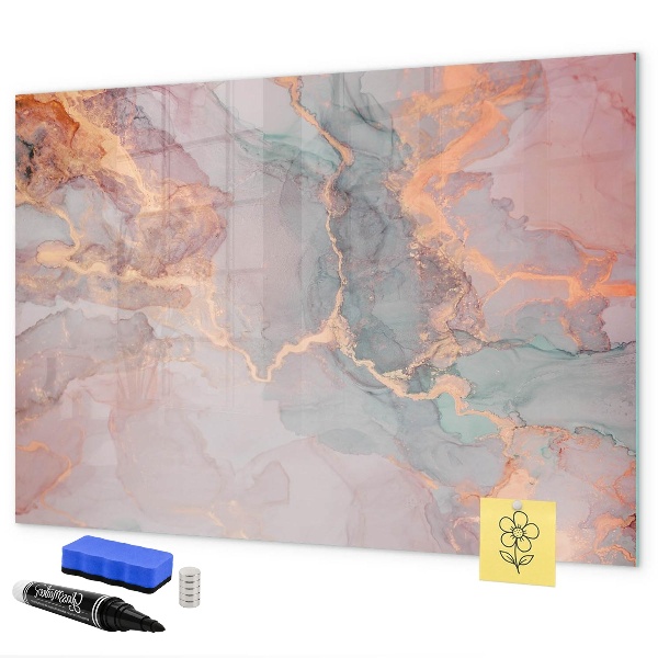 Tableau magnétique effaçable Un tableau élégant pour les notes et les photos
