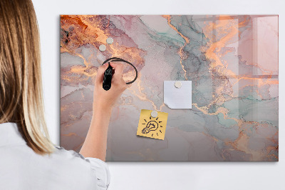 Tableau magnétique effaçable Un tableau élégant pour les notes et les photos