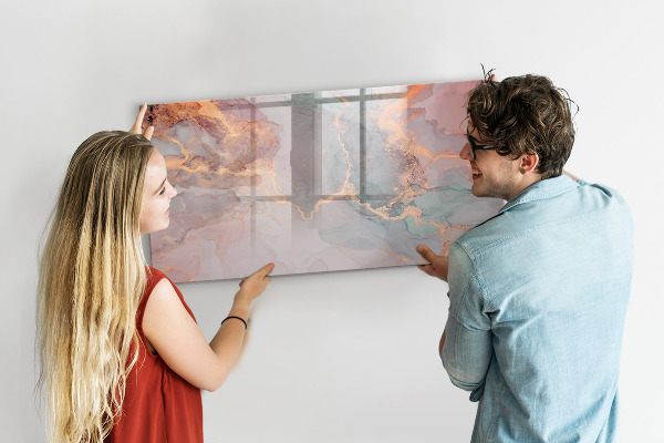 Tableau magnétique effaçable Un tableau élégant pour les notes et les photos