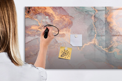 Tableau magnétique effaçable Un tableau élégant pour les notes et les photos