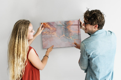 Tableau magnétique effaçable Un tableau élégant pour les notes et les photos