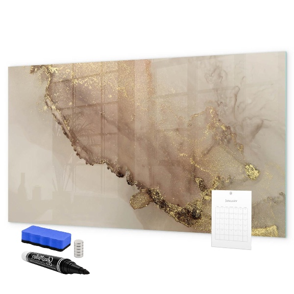 Tableau effaçable magnétique Tableau moderne pour photos et notes