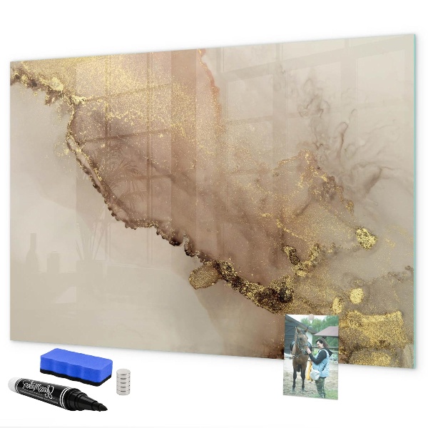 Tableau effaçable magnétique Tableau moderne pour photos et notes