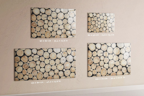 Tableau effaçable magnétique Du bois naturel dans une version moderne