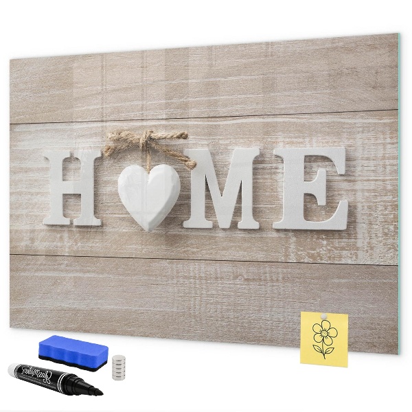 Tableau effaçable magnétique Décoration murale avec espace pour photos
