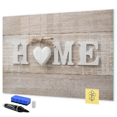 Tableau effaçable magnétique Décoration murale avec espace pour photos