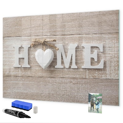 Tableau effaçable magnétique Décoration murale avec espace pour photos