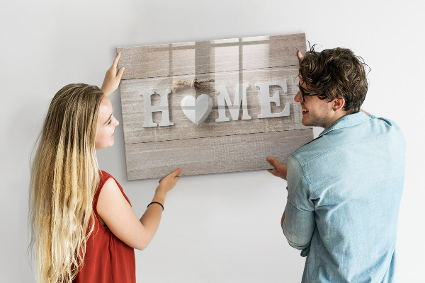 Tableau effaçable magnétique Décoration murale avec espace pour photos