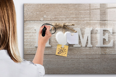 Tableau effaçable magnétique Décoration murale avec espace pour photos