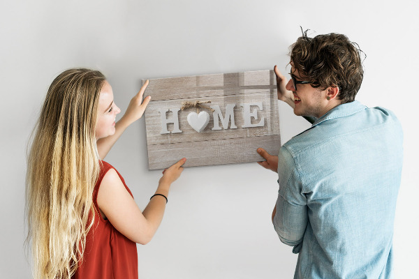 Tableau effaçable magnétique Décoration murale avec espace pour photos