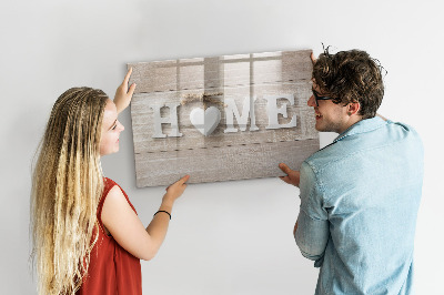 Tableau effaçable magnétique Décoration murale avec espace pour photos
