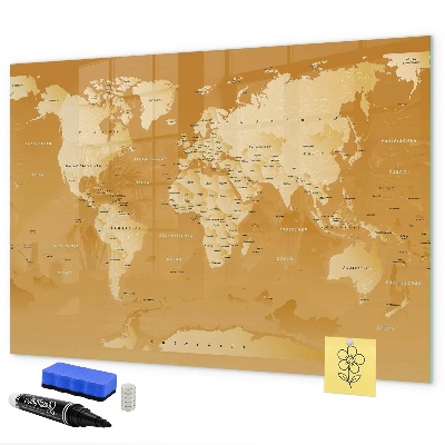 Tableau effaçable magnétique Planificateur de carte interactif avec photos