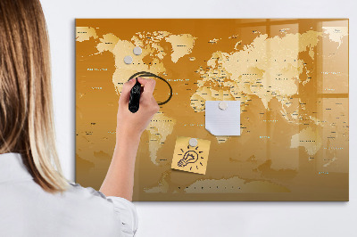 Tableau effaçable magnétique Planificateur de carte interactif avec photos