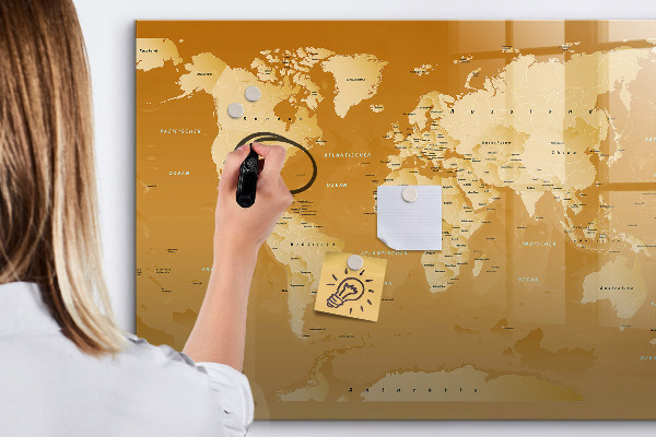 Tableau effaçable magnétique Planificateur de carte interactif avec photos