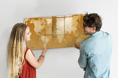 Tableau effaçable magnétique Planificateur de carte interactif avec photos