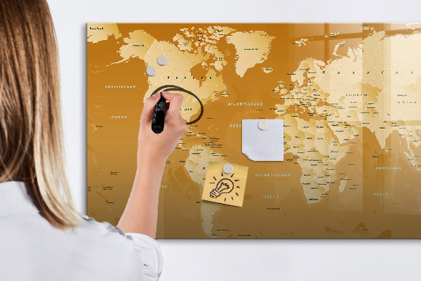 Tableau effaçable magnétique Planificateur de carte interactif avec photos