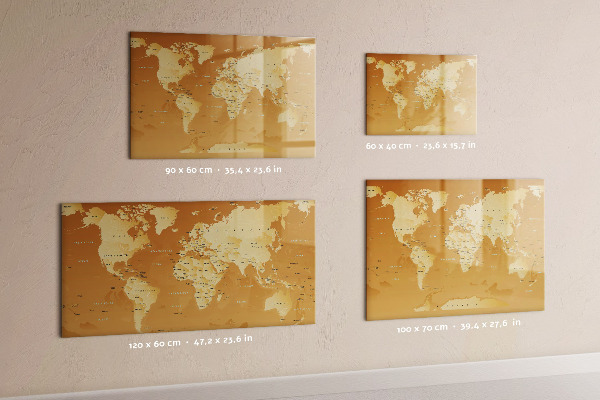 Tableau effaçable magnétique Planificateur de carte interactif avec photos
