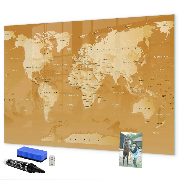 Tableau effaçable magnétique Planificateur de carte interactif avec photos