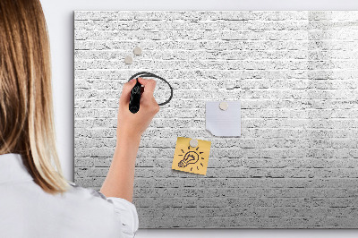 Tableau magnétique effaçable Un tableau élégant pour les notes et les photos
