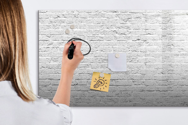 Tableau magnétique effaçable Un tableau élégant pour les notes et les photos