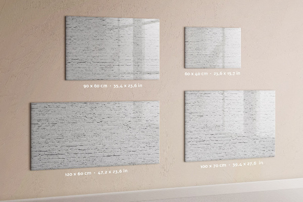 Tableau magnétique effaçable Un tableau élégant pour les notes et les photos
