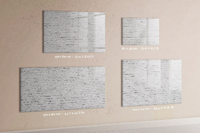 Tableau magnétique effaçable Un tableau élégant pour les notes et les photos