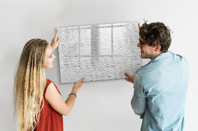 Tableau magnétique effaçable Un tableau élégant pour les notes et les photos