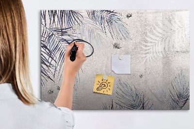Tableau magnétique effaçable Un tableau élégant pour les notes et les photos