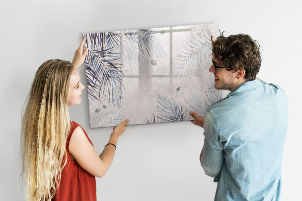 Tableau magnétique effaçable Un tableau élégant pour les notes et les photos
