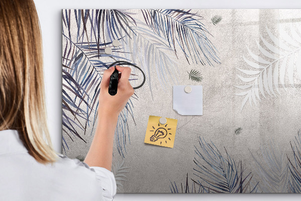 Tableau magnétique effaçable Un tableau élégant pour les notes et les photos