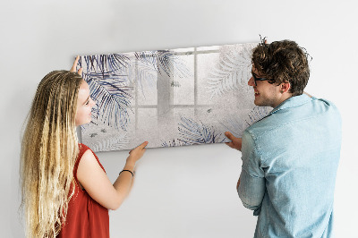 Tableau magnétique effaçable Un tableau élégant pour les notes et les photos