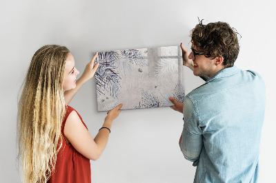 Tableau magnétique effaçable Un tableau élégant pour les notes et les photos