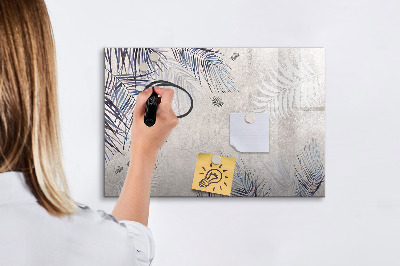 Tableau magnétique effaçable Un tableau élégant pour les notes et les photos