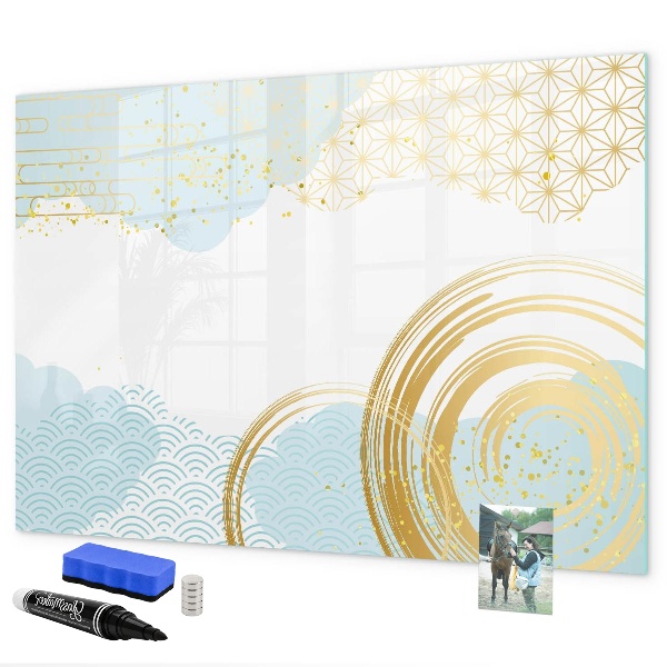 Tableau effaçable magnétique Tableau élégant pour photos et notes